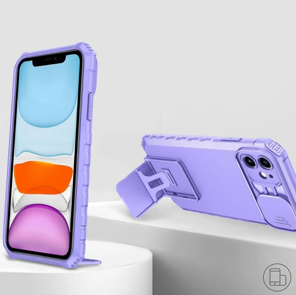 Slide lens protection cover iPhone 12 case
